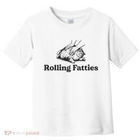 Rolling Fatties Funny Cat Lover Toddler T-Shirt thumb 0