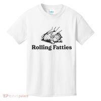 Rolling Fatties Funny Cat Lover Kids T-Shirt thumb 0
