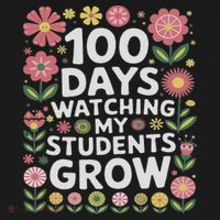 Retro Flowers For 100 Days Of School Teacher Appreciation  Baby Bodysuit thumb 2