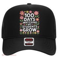 Retro Flowers For 100 Days Of School Teacher Appreciation  Hat thumb 0