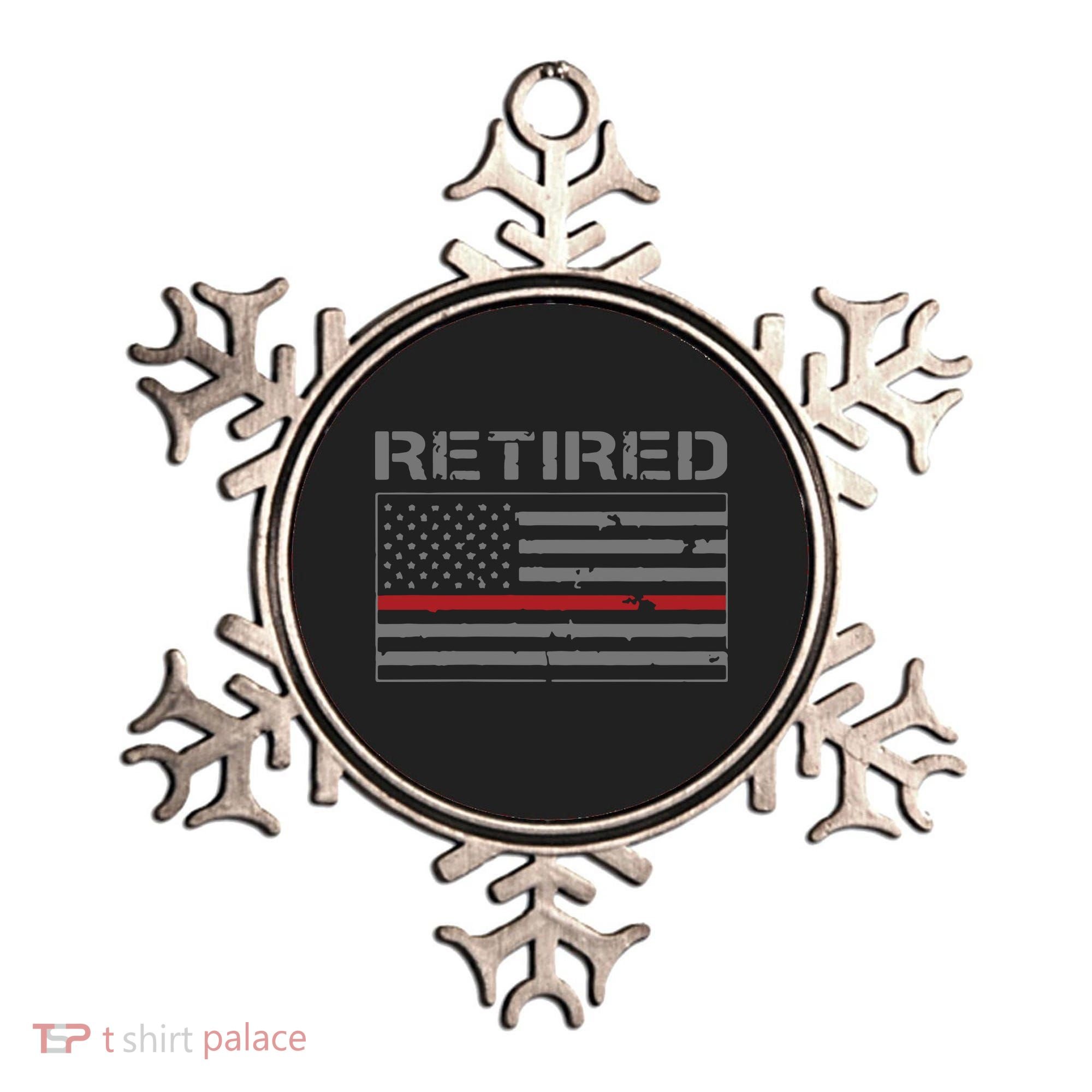 Retired Firefighter Gifts Firefighter Retirement Gifts Ornament