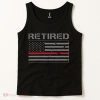 Retired Firefighter Gifts Firefighter Retirement Gifts Tank Top thumb 2