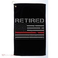 Retired Firefighter Gifts Firefighter Retirement Gifts Golf Towel thumb 0