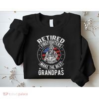 Retired Firefighter Grandpa Fireman Retirement Sweatshirt thumb 2