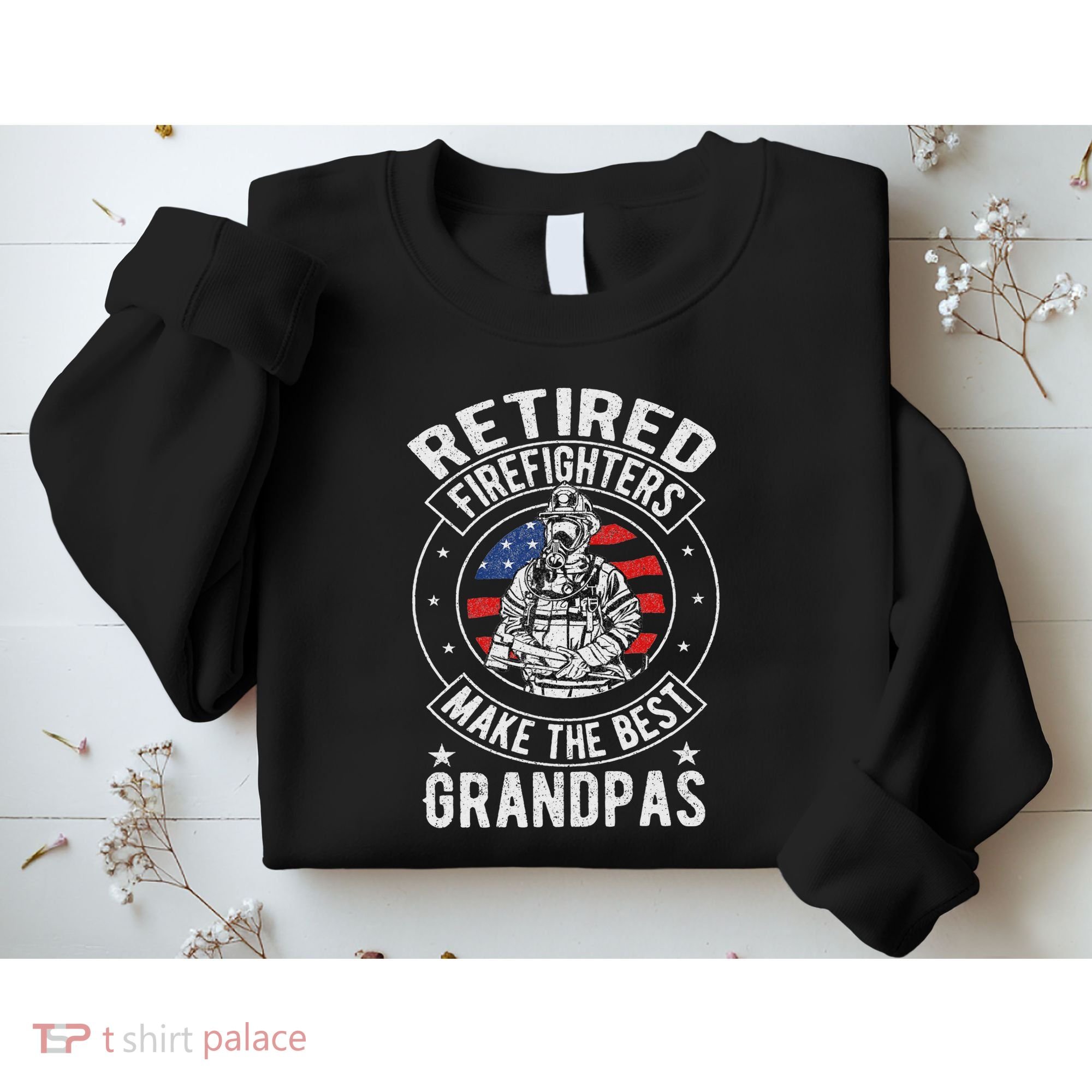 Retired Firefighter Grandpa Fireman Retirement Sweatshirt