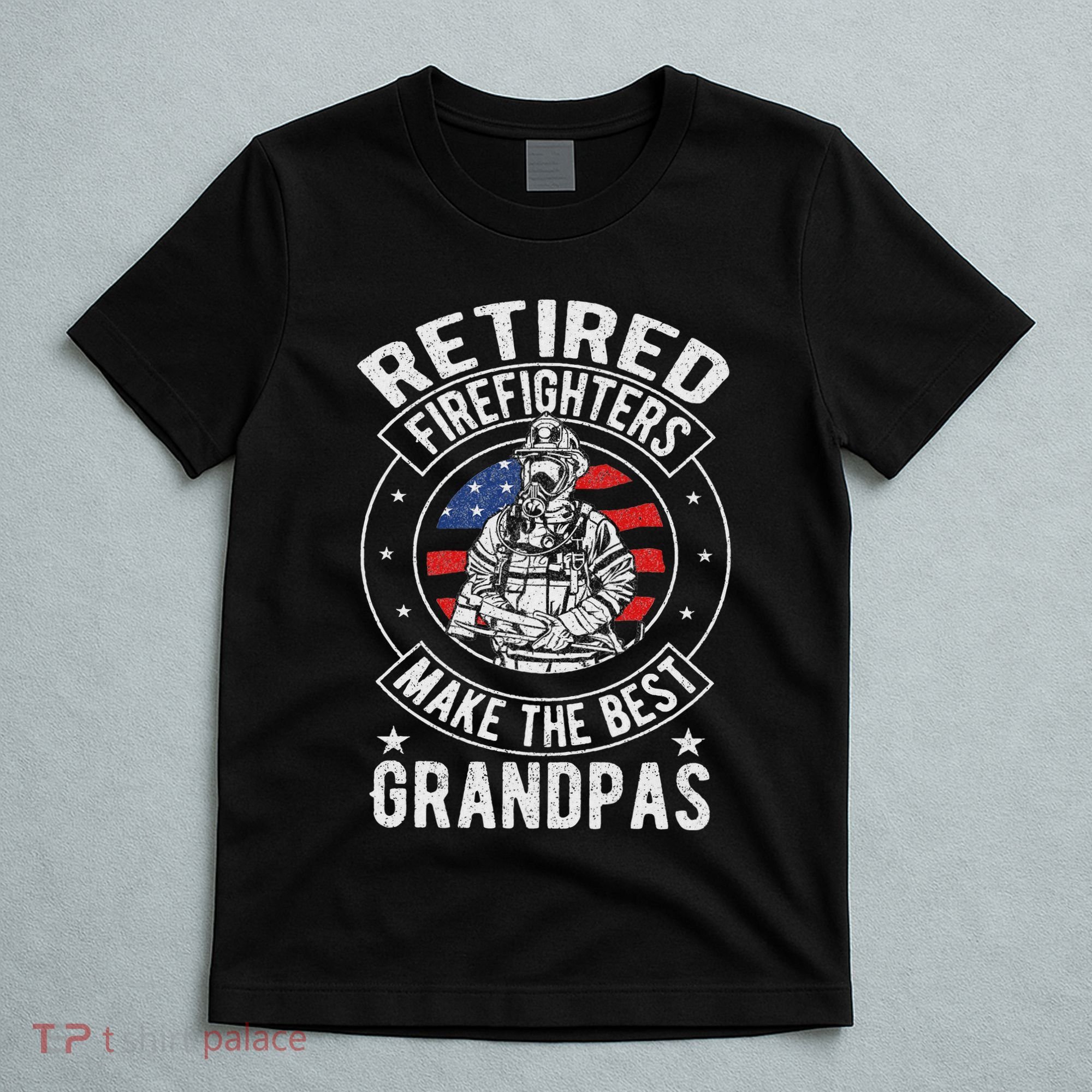 Retired Firefighter Grandpa Fireman Retirement T-Shirt