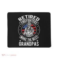 Retired Firefighter Grandpa Fireman Retirement Mousepad thumb 0