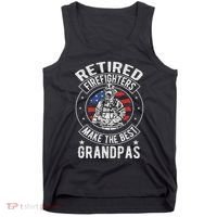 Retired Firefighter Grandpa Fireman Retirement Tank Top thumb 0