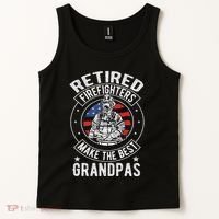 Retired Firefighter Grandpa Fireman Retirement Tank Top thumb 2