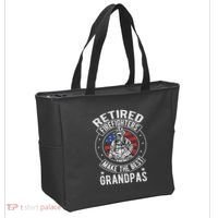 Retired Firefighter Grandpa Fireman Retirement Tote Bag thumb 2
