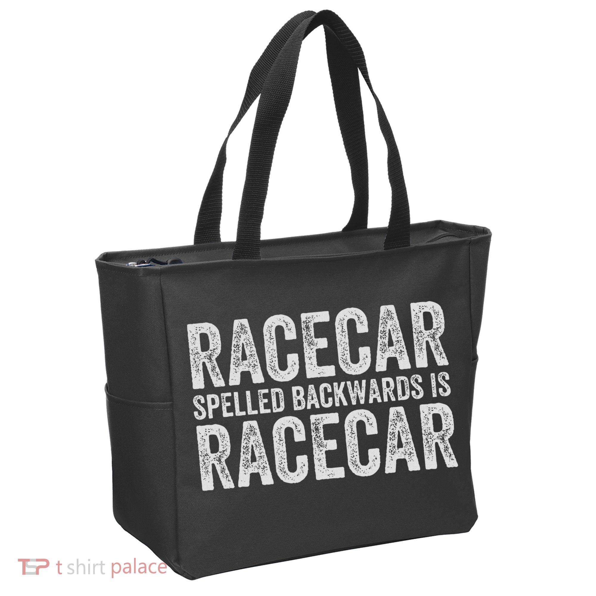 Racecar For Gift Mechanic Fast Race Car Racing Funny Tote Bag