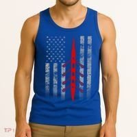 Rowing Flag Gift Rowing Boat Flag Hooded Meaningful Gift Tank Top thumb 3