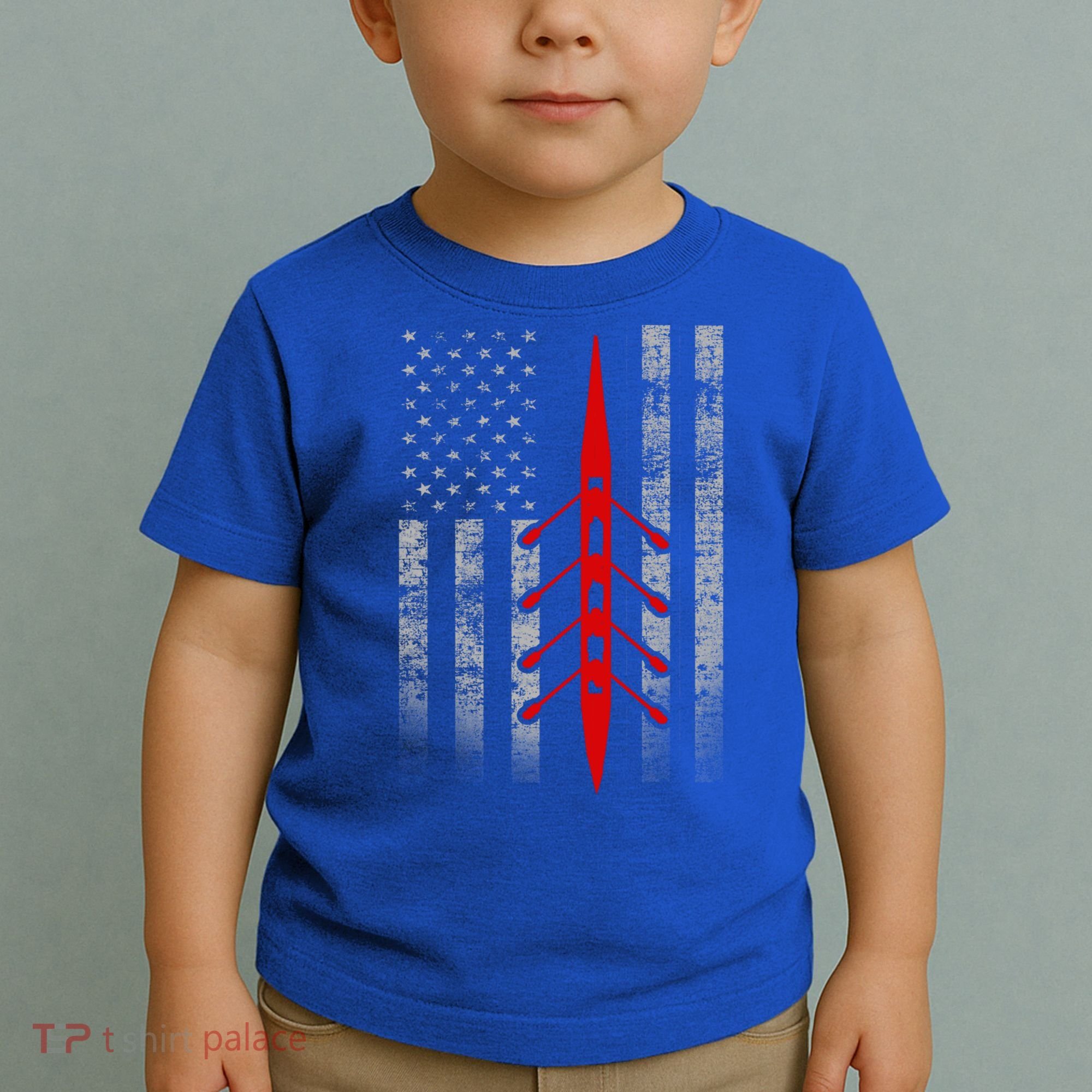 Rowing Flag Gift Rowing Boat Flag Hooded Meaningful Gift Toddler T-Shirt