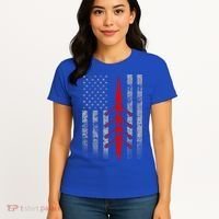 Rowing Flag Gift Rowing Boat Flag Hooded Meaningful Gift Women's T-Shirt thumb 4