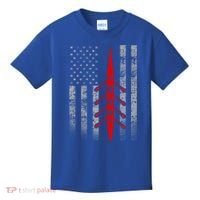 Rowing Flag Gift Rowing Boat Flag Hooded Meaningful Gift Kids T-Shirt thumb 0