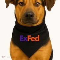 Retired Federal Government Worker Ex Fed USA-Made Doggie Bandana thumb 1