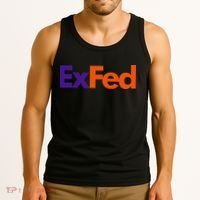 Retired Federal Government Worker Ex Fed Tank Top thumb 3