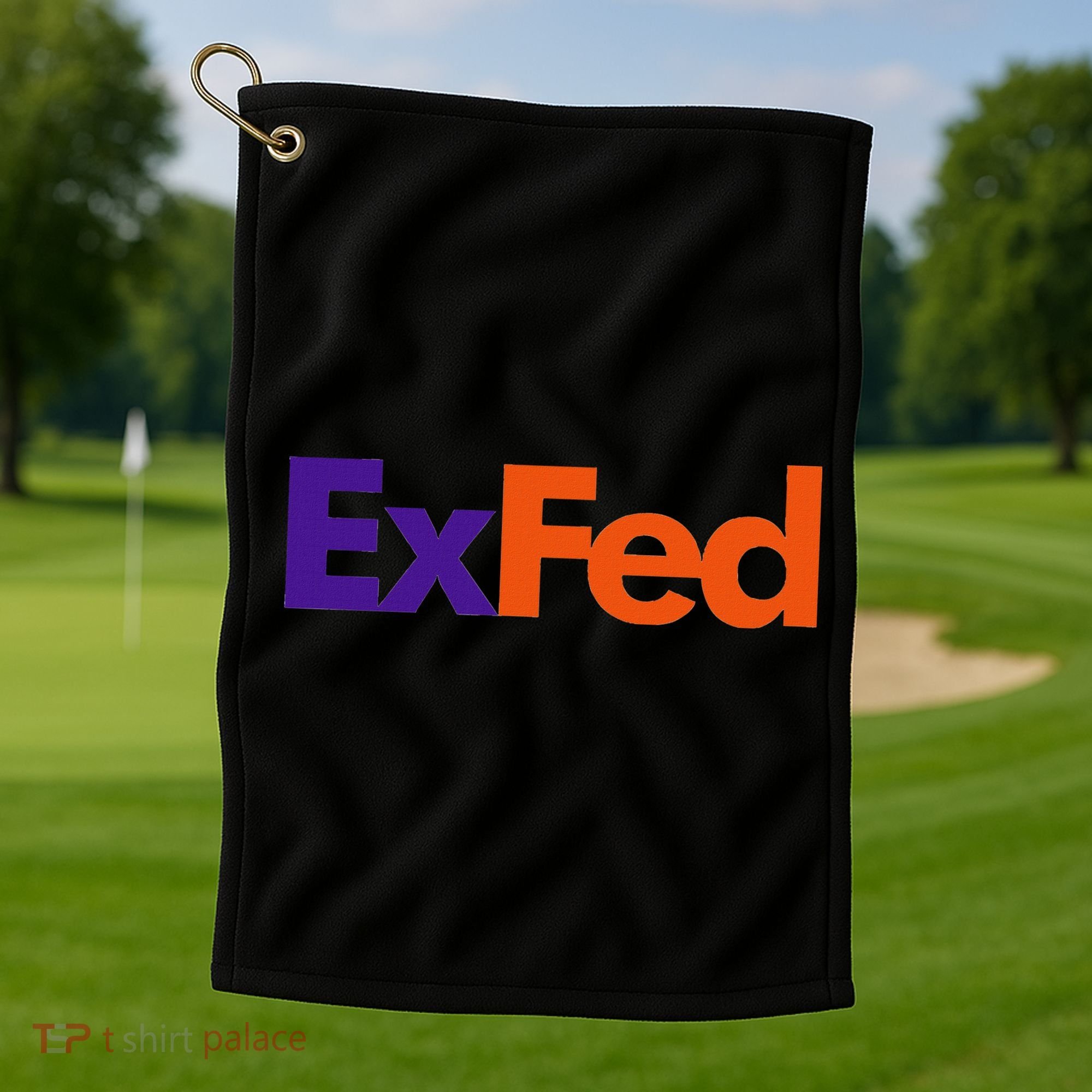 Retired Federal Government Worker Ex Fed Golf Towel