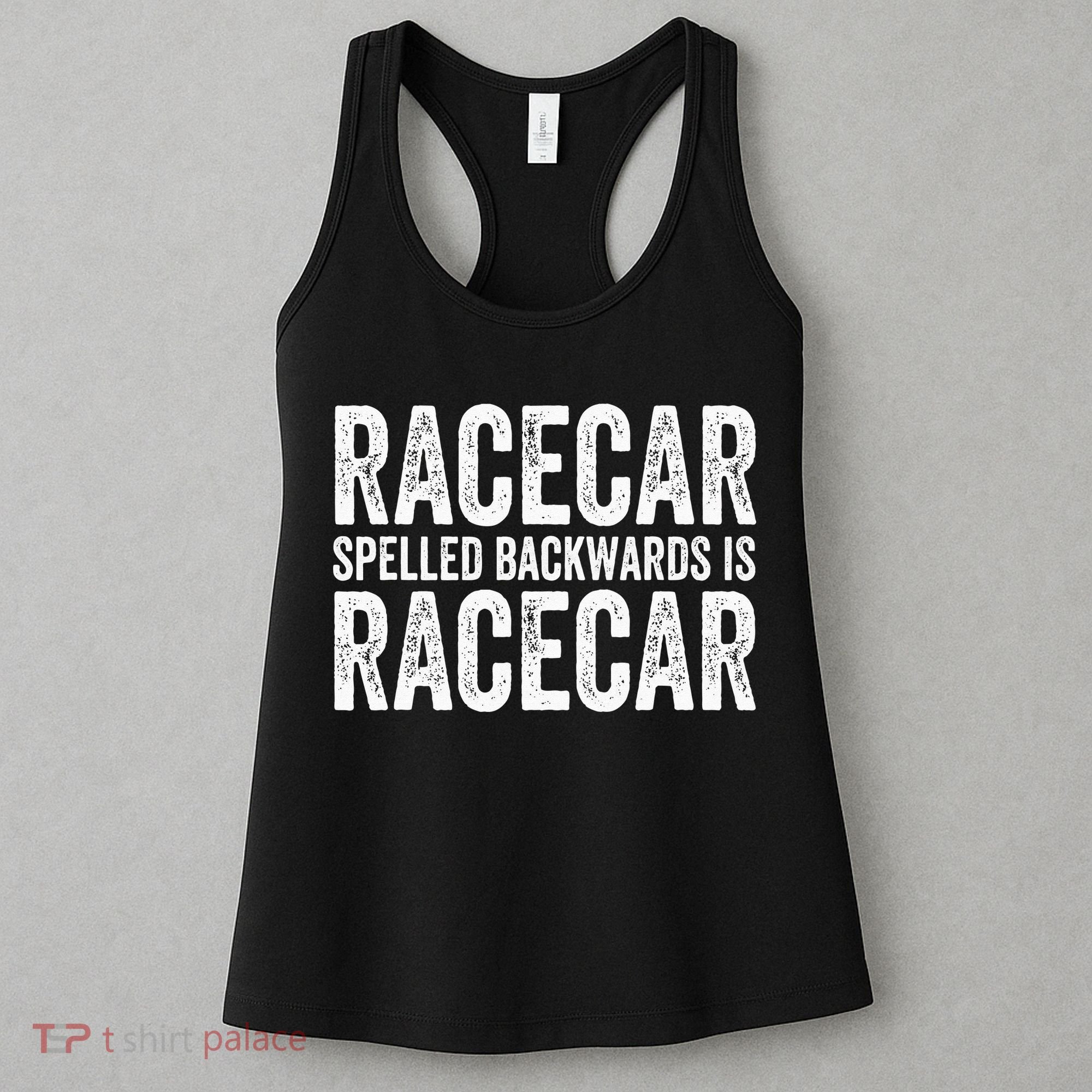 Racecar for Gift Mechanic Fast Race Car Racing Funny Women's Tank Top