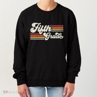 Retro Fifth Grade Teacher Back To School Women's Sweatshirt thumb 0