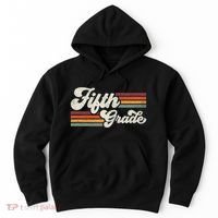 Retro Fifth Grade Teacher Back To School Hoodie thumb 0