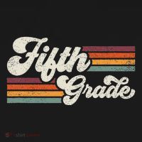 Retro Fifth Grade Teacher Back To School Long Sleeve Shirt thumb 2