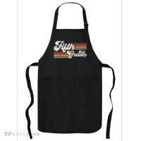Retro Fifth Grade Teacher Back To School Apron thumb 0
