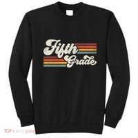 Retro Fifth Grade Teacher Back To School Sweatshirt thumb 0