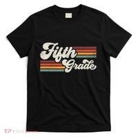 Retro Fifth Grade Teacher Back To School T-Shirt thumb 0