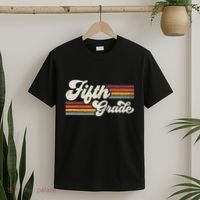 Retro Fifth Grade Teacher Back To School T-Shirt thumb 2