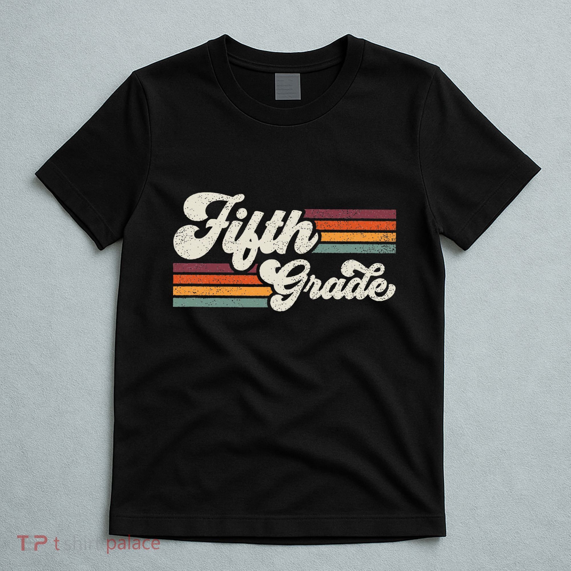Retro Fifth Grade Teacher Back To School T-Shirt