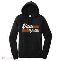 Retro Fifth Grade Teacher Back To School Women's Hoodie thumb 0