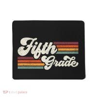 Retro Fifth Grade Teacher Back To School Mousepad thumb 0