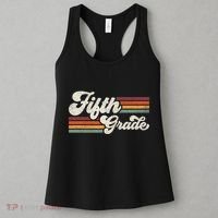 Retro Fifth Grade Teacher Back To School Women's Tank Top thumb 3