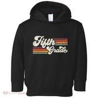 Retro Fifth Grade Teacher Back To School Toddler Hoodie thumb 0