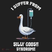 Retro Funny Goose Meme I Suffer From Silly Goose Syndrome Women's Sweatshirt thumb 2
