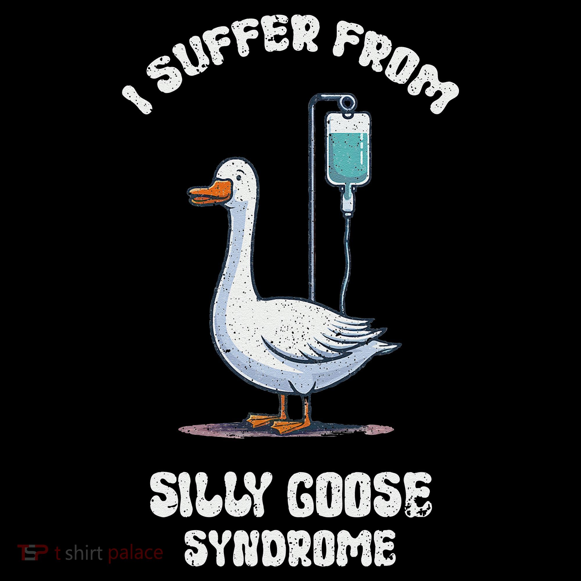 Retro Funny Goose Meme I Suffer From Silly Goose Syndrome Coffee Mug