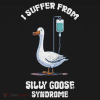 Retro Funny Goose Meme I Suffer From Silly Goose Syndrome Women's Tank Top thumb 5
