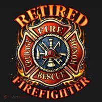 Retired Firefighter Gift Fire Retiret Party Gift Backpack thumb 2
