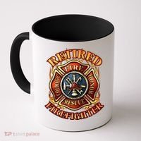 Retired Firefighter Gift Fire Retiret Party Gift Coffee Mug thumb 0