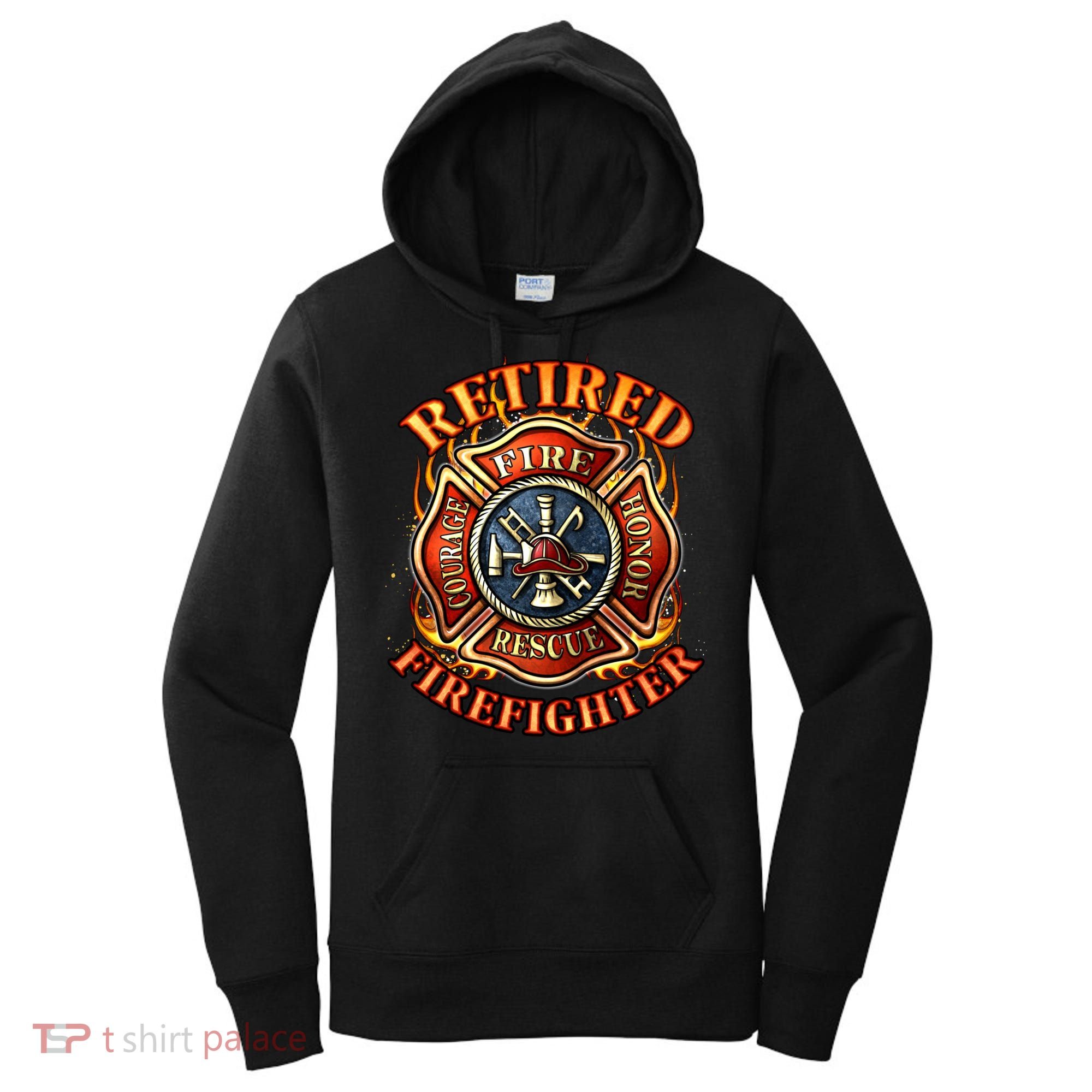 Retired Firefighter Gift Fire Retiret Party Gift Women's Hoodie