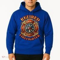Retired Firefighter Gift Fire Retiret Party Gift Hoodie thumb 2