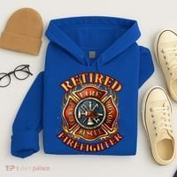 Retired Firefighter Gift Fire Retiret Party Gift Hoodie thumb 4
