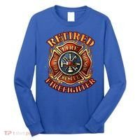 Retired Firefighter Gift Fire Retiret Party Gift Long Sleeve Shirt thumb 0