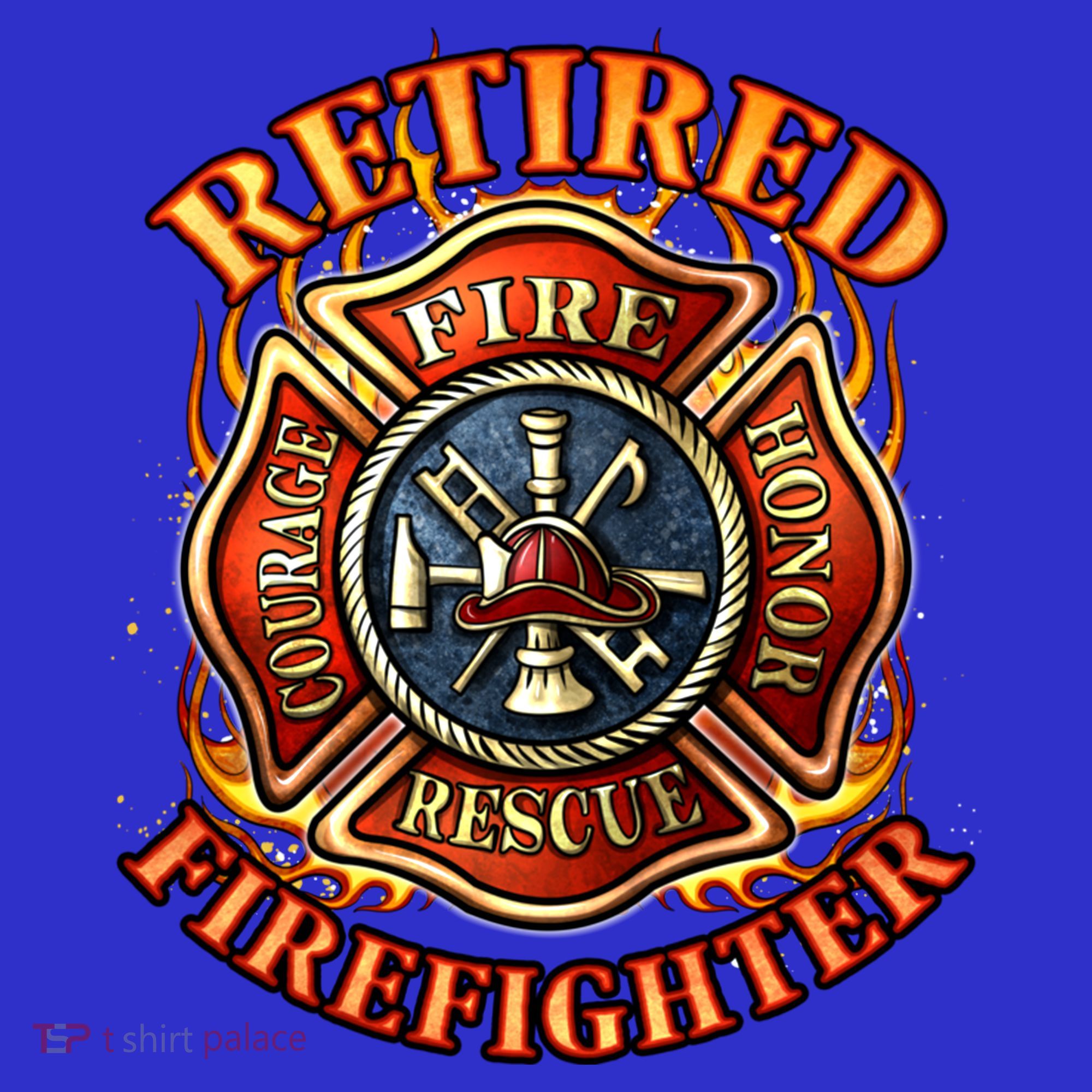 Retired Firefighter Gift Fire Retiret Party Gift Coaster