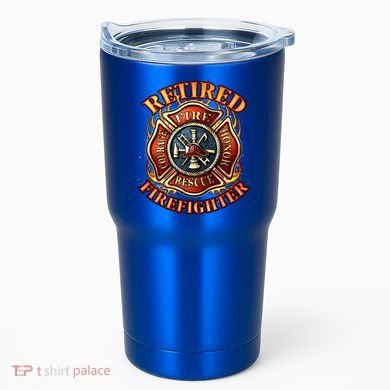 Retired Firefighter Gift Fire Retiret Party Gift Tumbler