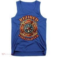 Retired Firefighter Gift Fire Retiret Party Gift Tank Top thumb 0