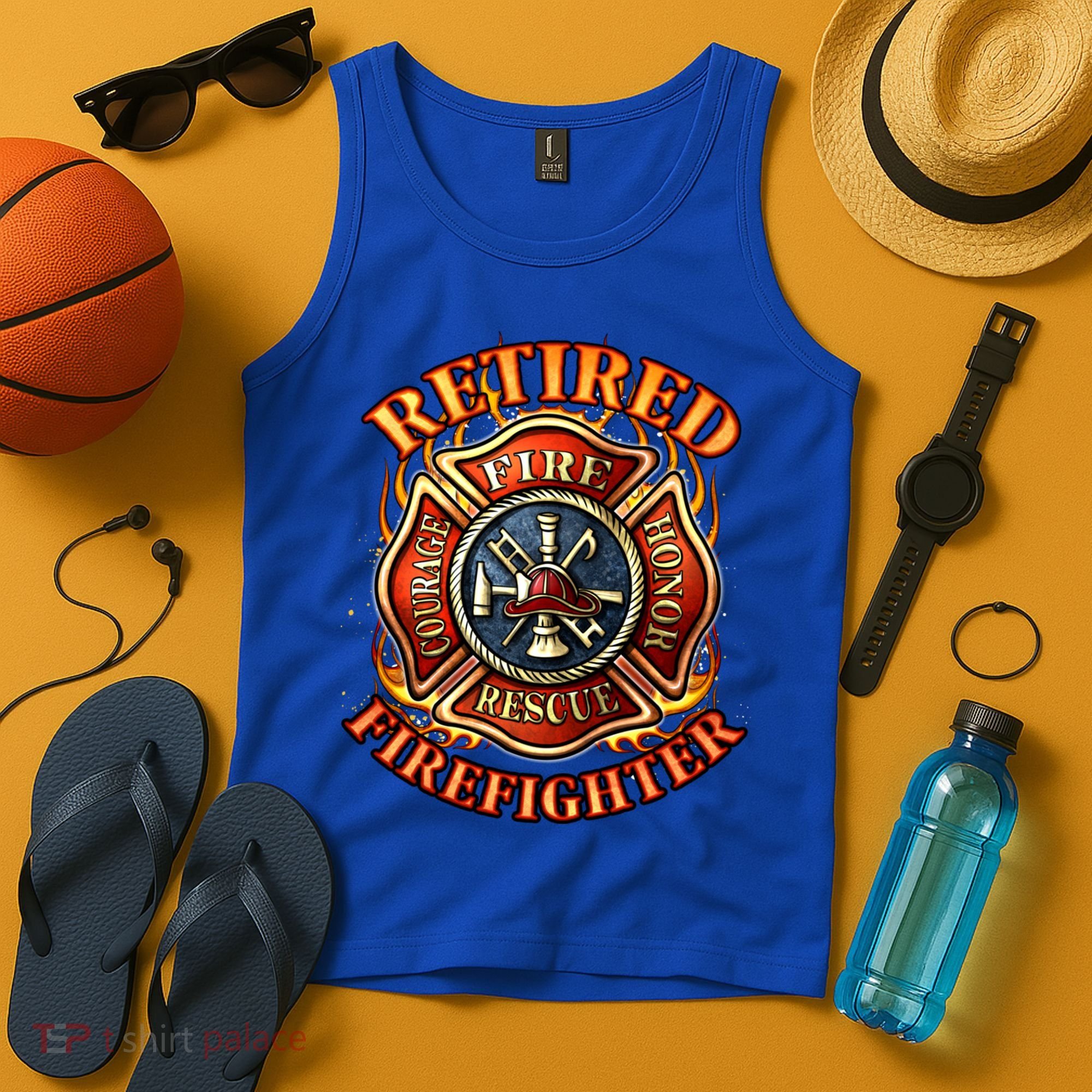 Retired Firefighter Gift Fire Retiret Party Gift Tank Top