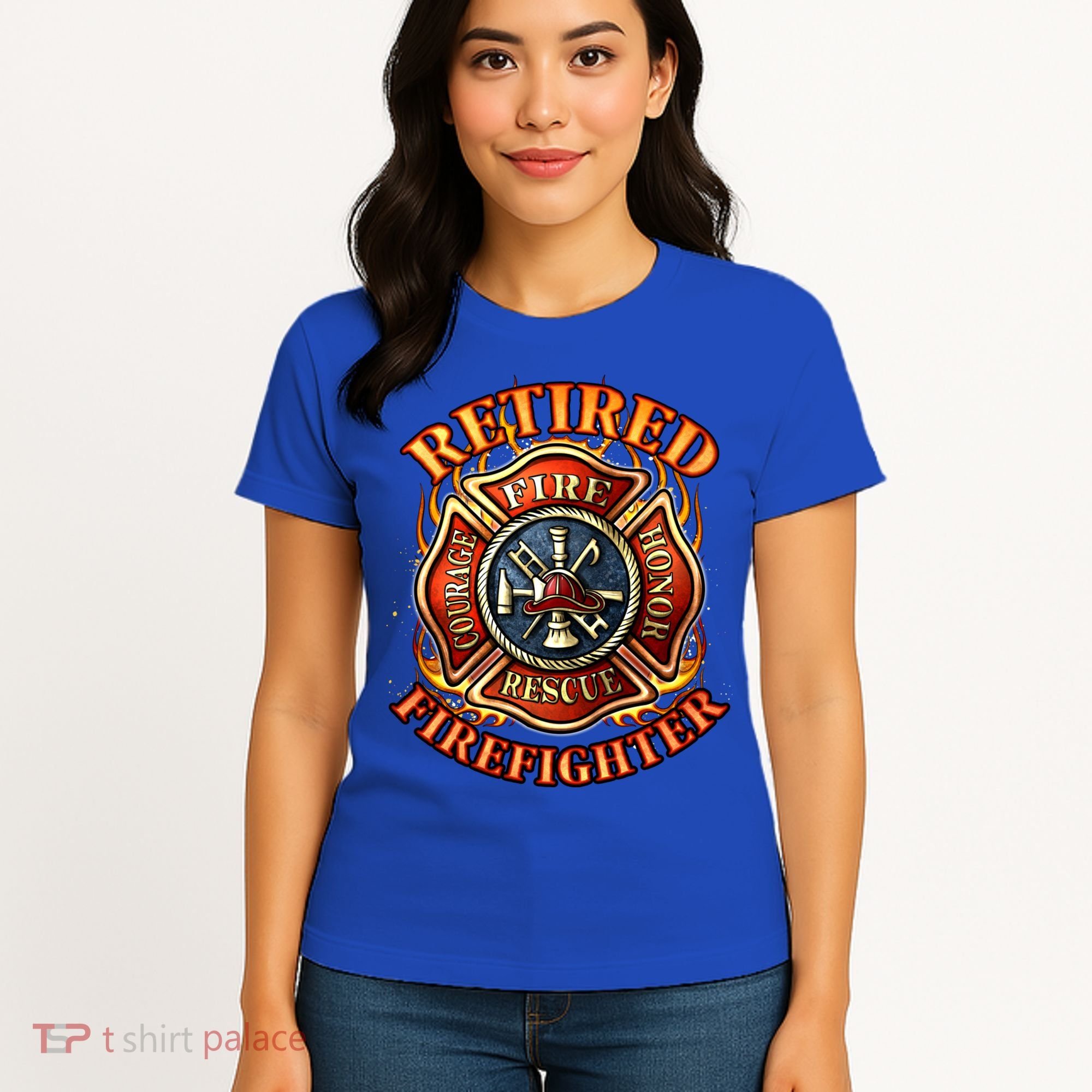 Retired Firefighter Gift Fire Retiret Party Gift Women's T-Shirt