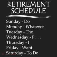 Retired Funny Gift Cool Gift Funny Retiring Retiret Schedule Gift Beanie thumb 2